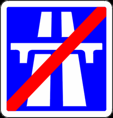 Rwandan road sign used in the Permis Provisoire theory test